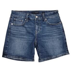 Lucky Brand of Los Angeles Women's Mid Rise Roll Up Denim Jean Shorts Size 0 EUC
